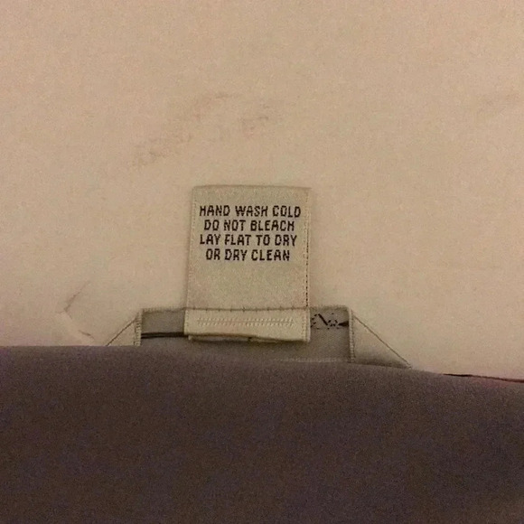 WD.NY Futter Lined Silk Skirt Size 14 Preowned Pleated Waist Side Zip Feminine - Picture 8 of 8